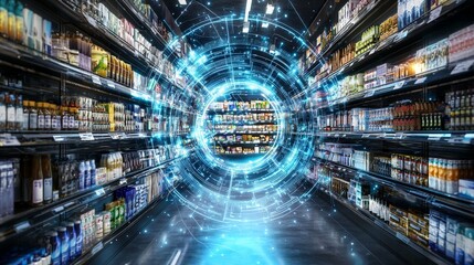 Smart Supermarket  AI   Digital Retail Technology