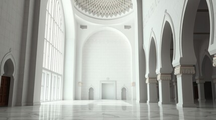  Add subtle decorative items such as Arabic calligraphy wall art, a prayer corner with a wooden Quran stand,