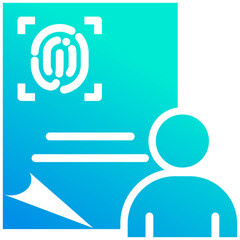 Biometric Data Icon