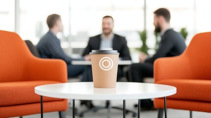 business meeting in room