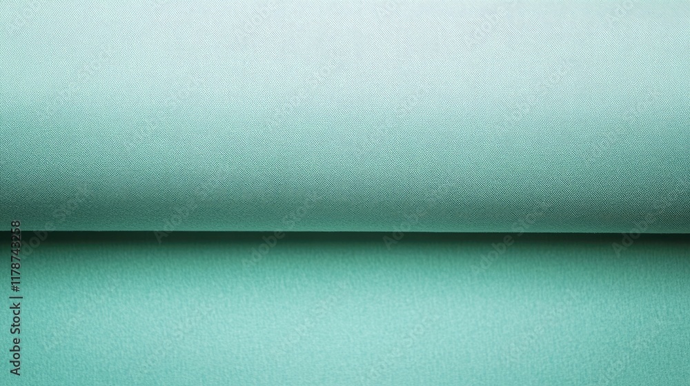 Poster soft mint green fabric texture with smooth gradation suitable for backgrounds and design projects