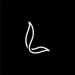 Obraz premium Abstract Monogram letter L Logo icon design concept. Minimalist L LL creative initial based Vector template. Graphic Alphabet Symbol for Corporate Business Company Identity.