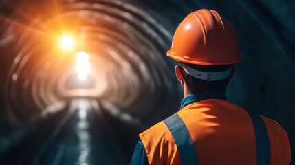 Safety first, engineer oversees tunnel construction for essential infrastructure development