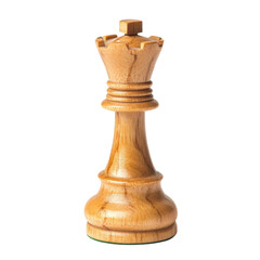 Fototapeta premium Chess Queen Piece: A Symbol of Strategy and Power in Board Games on transparent background.