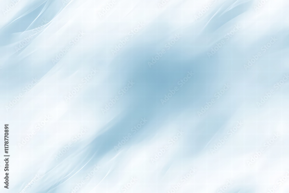 Poster abstract blurred light composition in soft blue tones with gentle waves capturing serenity and calmn