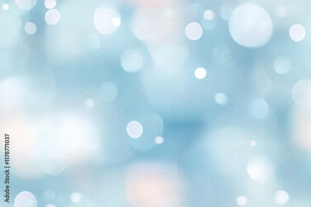 Poster blurred abstract light background in soft blue tones with subtle bokeh effects for various creative 