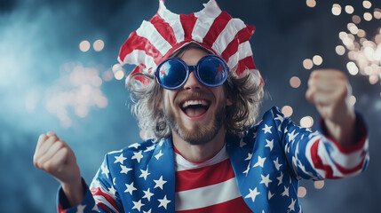 American Patriotism: Festive Fourth of July Celebration 