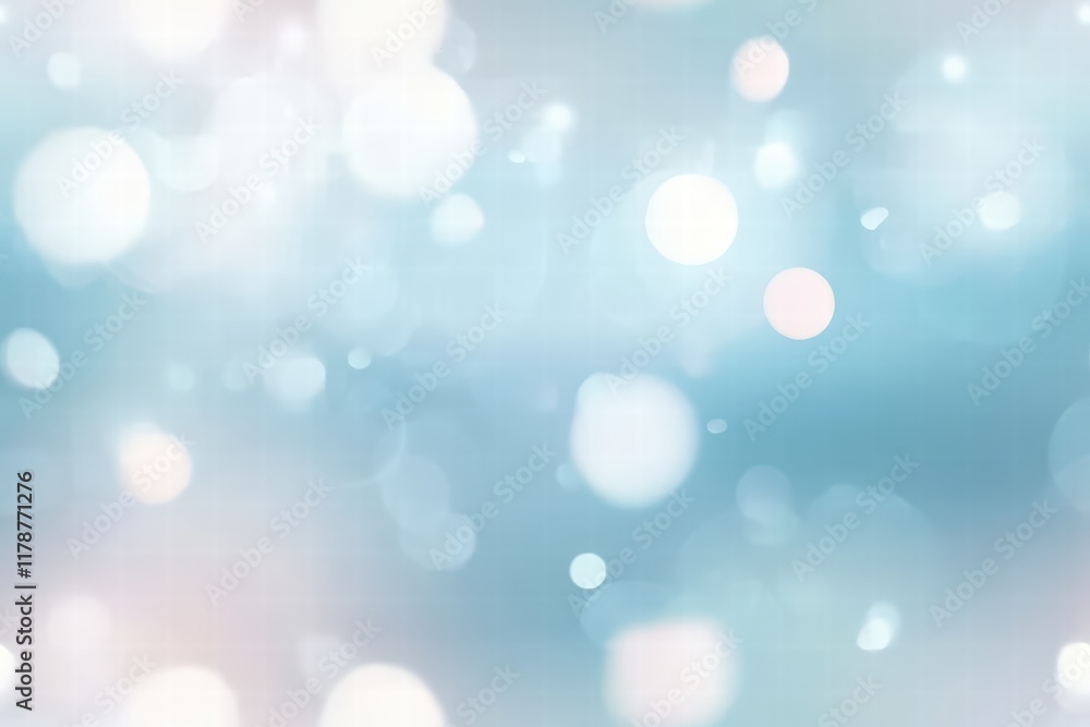 Poster ethereal abstract background with blurred light in soft shades of blue, creating a dreamy atmosphere