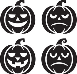 halloween pumpkin set