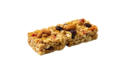 granola bar isolated on transparent background.....