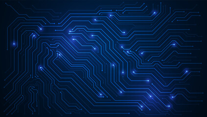 Circuit board. Technology background. Central Computer Processors CPU concept. Motherboard digital chip.