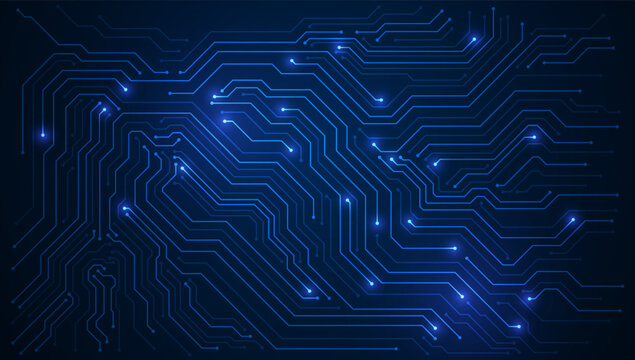 Circuit board. Technology background. Central Computer Processors CPU concept. Motherboard digital chip.