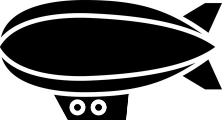 Silhouette Zeppelin Hot Air BAllon © Garner