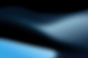 Abstract Grainy Gradient Background Texture in Dark Blue, White and Black Poster Banner