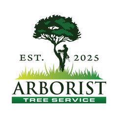 Arborist Tree Services Logo Design.