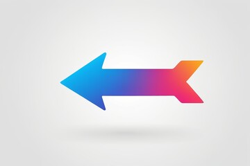 arrows pointing in different directions on a white background