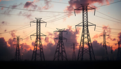 Fototapeta premium Conceptual image: expensive electricity, rate increases due to the energy crisis, dreamy atmosphere, with white tones