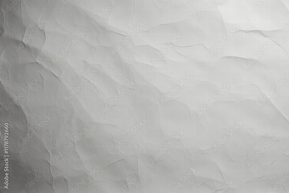 Aufkleber light gray kraft paper texture with creases and wrinkles ideal for backgrounds and presentations in 