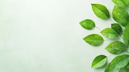 green leaves background