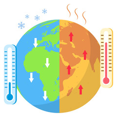 Climate Change Illustration