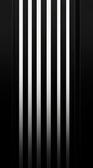 A striking minimalist design featuring bold black and white vertical stripes, perfect for modern backgrounds and textures.