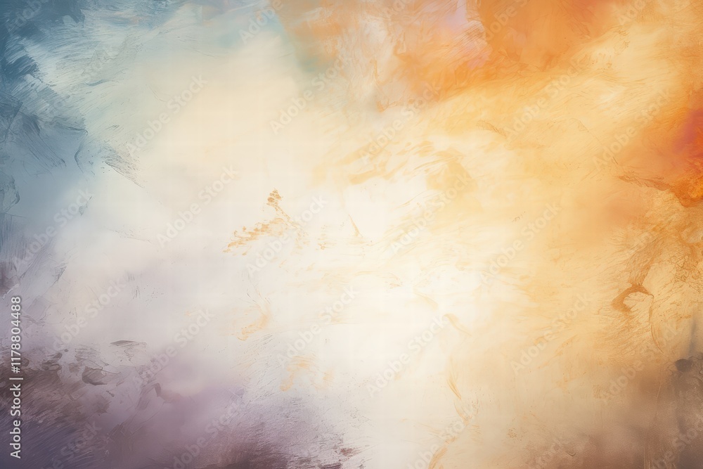 Poster abstract painting with soft color gradients and blurred textures perfect for backgrounds in art and 