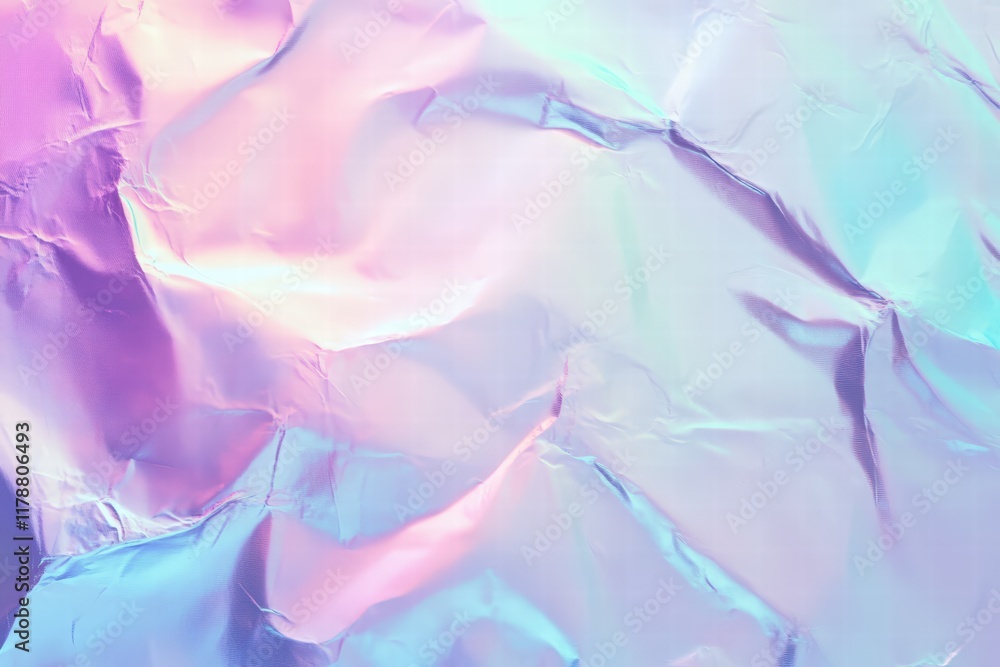 Poster abstract holographic background with trendy color palette and smooth texture ideal for modern design