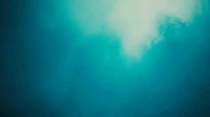 Obraz premium Teal Sky Abstract Cloud Formation Background