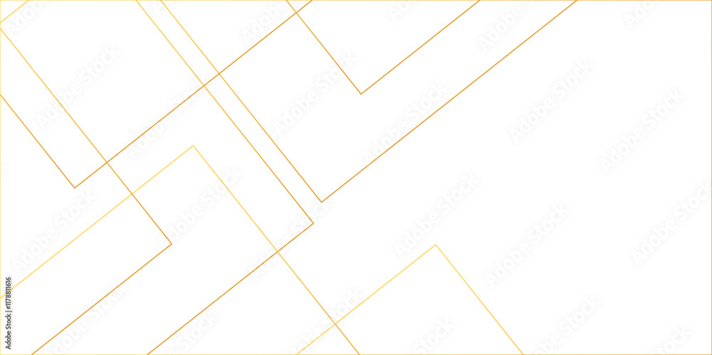 Poster modern minimal and clean white gold background with realistic line wave geometric circle shape, abst