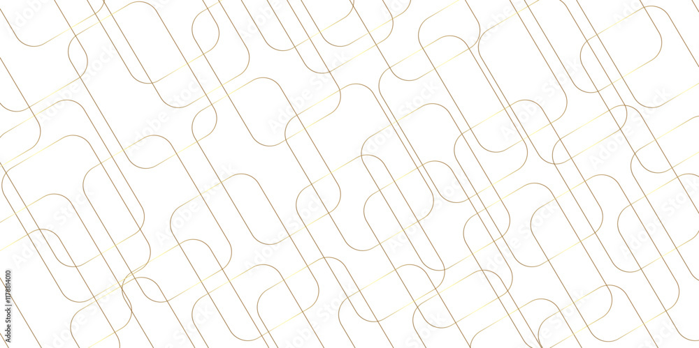 Poster modern minimal and clean white gold background with realistic line wave geometric circle shape, abst