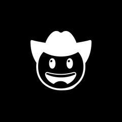 Cowboy Face Icon
