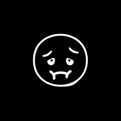 Queasy Face Icon
