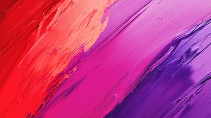 Vibrant Red Purple Abstract Paint Strokes Illustration