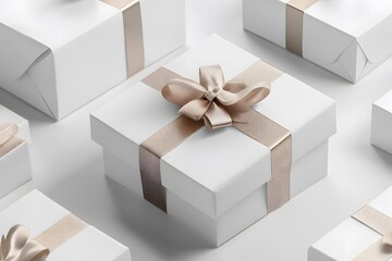Gift Boxes with Satin Ribbon