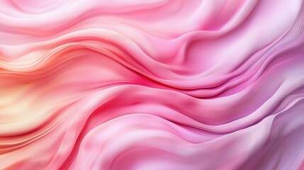 Fototapeta premium Abstract Pink and Orange Swirls: A Dreamy Textile Texture