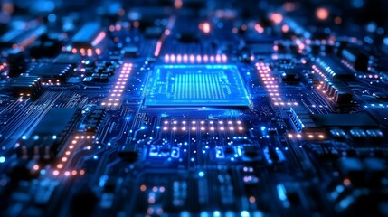 Fototapeta premium electronic circuit board
