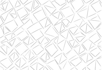 Abstract Geometric Pattern with Interlocking Shapes. A seamless pattern of interlocking geometric shapes predominantly triangles and squares in a clean modern style