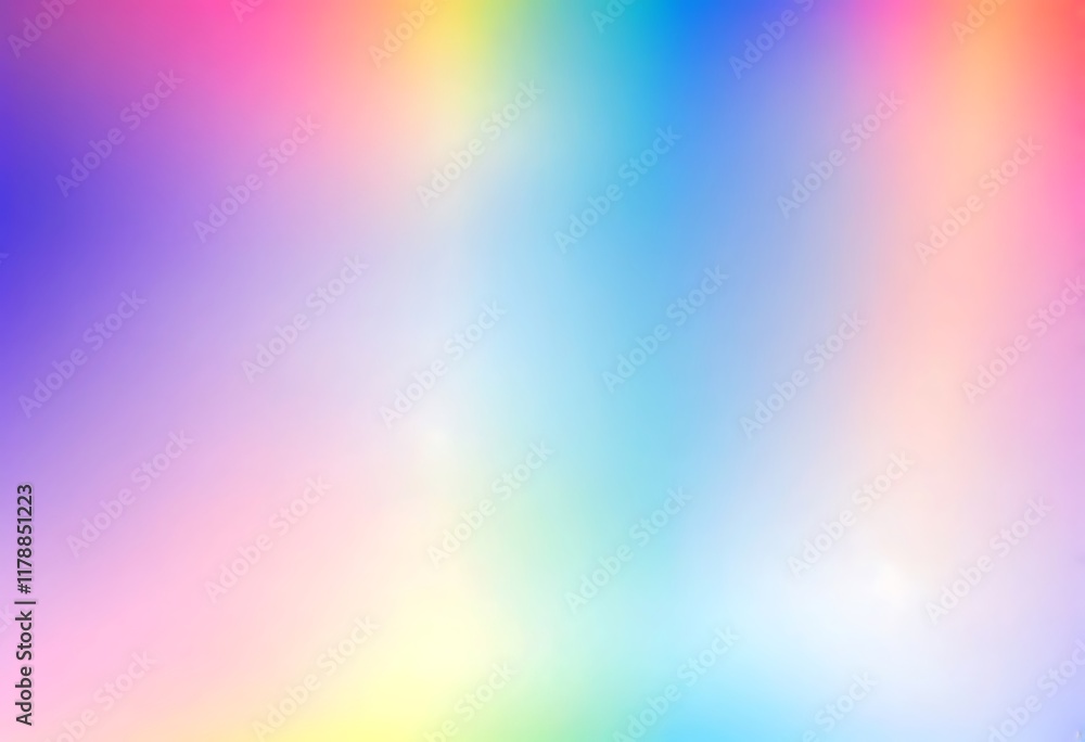 Poster abstract rainbow gradient background for design projects. this image features a soft vibrant rainbow