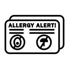 allergy Line Icon