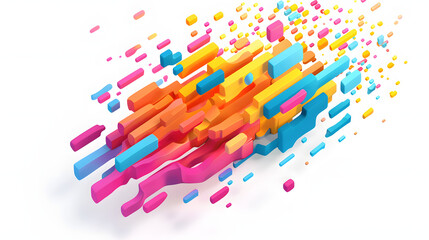 Background Decoration streaming icon isometric 3D