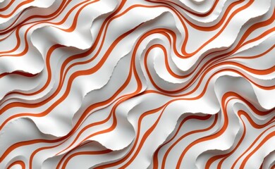A mesmerizing abstract image of a textured surface with undulating waves and folds, creating a dynamic and almost sculptural effect.