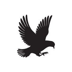  flying dove silhouette vector, Birds icon set, animal vector, Pigeon silhouette | vector silhouette illustration on white background, dove logo vector icon illustration, logo template