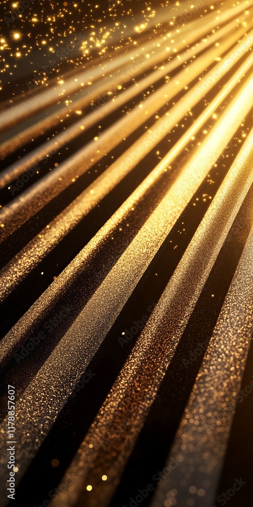 Aufkleber this stunning image features elegant golden stripes showcasing a mesmerizing interplay of light and 