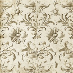 Elegant Vintage Floral Texture for Background Design