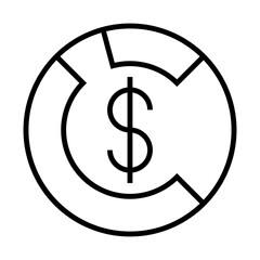 Asset Allocation icon Design