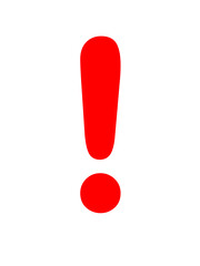 red exclamation mark