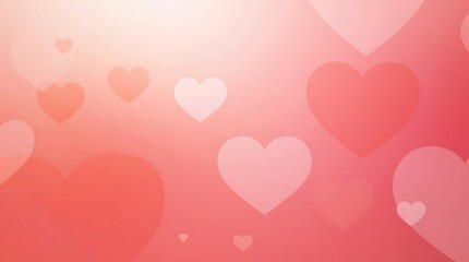 Romantic Hearts Background: A Valentine's Day Design