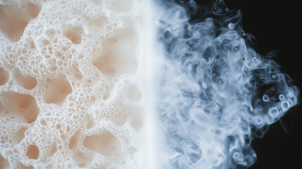 Naklejka premium Endothermic and Exothermic Processes with Thermal Imaging