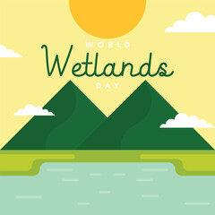 World Wetlands Day Illustration