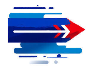 Obraz premium Directional Arrow in Various Colors – Vibrant and Dynamic Design